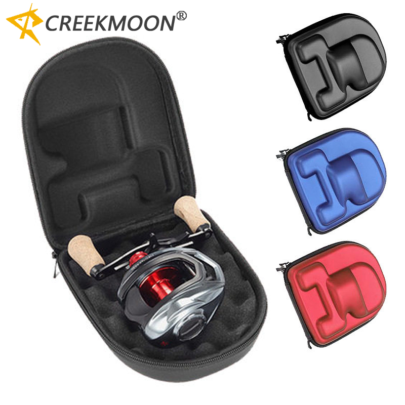 Fish Finder Case - Gepolsterte EVA-Angelrollentasche für Baitcasting-Rollen, geformtes Neopren,