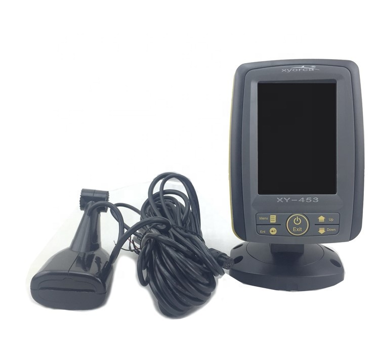 Fish Finder - NEUER Tragbarer 4,5-Zoll-LCD-Fischfinder/Echolot/Tiefenmesser, 200K/50KHZ, 500W Heckmontierter