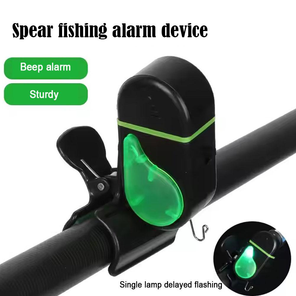 Fish Alarm - Elektronischer Bissanzeiger mit LED-Licht, Rutenclip, lauter