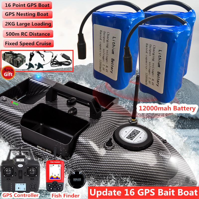 Fish Finder Transducer - 16 Punkt GPS Dual Position Fixed