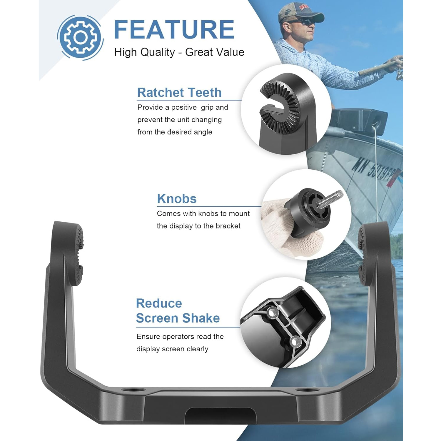 YMT 740143-1 Gimbal-Halterungs – Fish Finder Bewertung und Preis