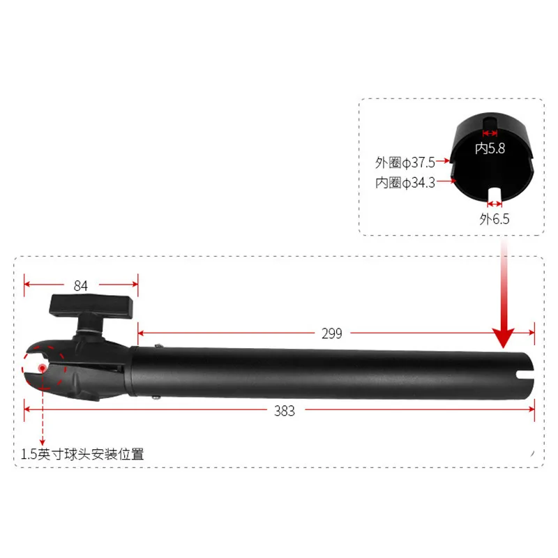 38 cm langes Aluminium-Verläng – Fish Finder Mount Bewertung und Preis