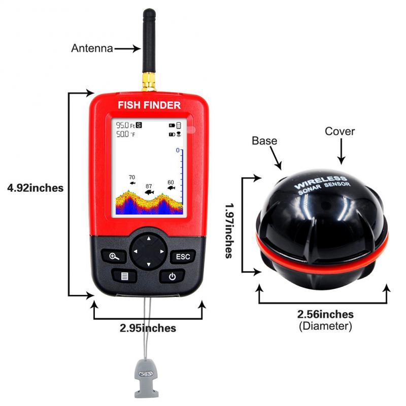 Tragbarer Fischfinder mit 100M – Fishing Depth Finder Bewertung und Preis