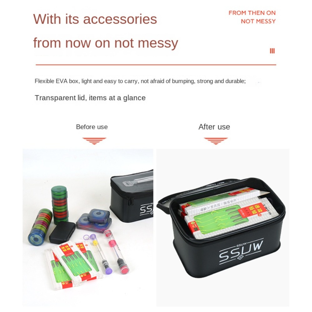 Neuer S M L EVA Lebendfisch-Ei – Fish Finder Case Bewertung und Preis
